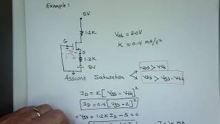 How to solve a MOSFET circuit [upl. by Berget]