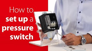 How to set up a Danfoss pressure switch  Walkthrough [upl. by Araiet506]