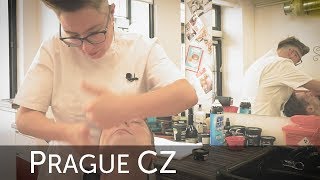 💈 Barberette Prague  No Blade Shaving amp Face Massage Experience [upl. by Garald486]