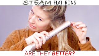 STEAM Flat Irons  Are they BETTER 🤔 [upl. by Thia835]