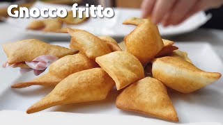 GNOCCO FRITTO o CRESCENTINE veloce senza lievitazione [upl. by Ennagem21]