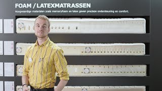 Een goede matras kiezen  Foam amp Latex matrassen  IKEA Helpt [upl. by Anilehs]