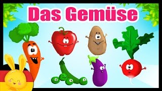 Das Gemüse auf deutsch lernen  German vocabulary  Fruits amp vegetables  Titounis [upl. by Bertila]