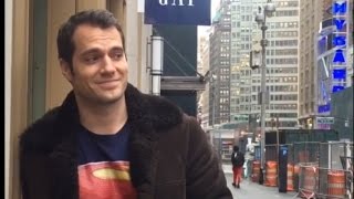 No One Recognizes Superman Henry Cavill While Standing By Movie Billboard [upl. by Tutt]