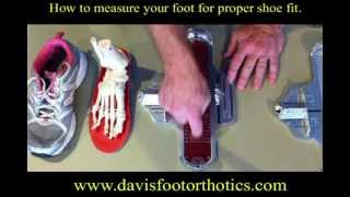 How to measure your feet for proper shoe fit [upl. by Ynahteb]