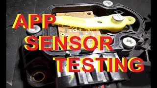 How to Test accelerator Position Sensor [upl. by Elicul]