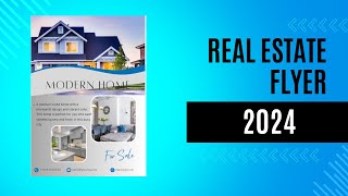 desing Real Estate Flyer 2024 [upl. by Adnawuj]