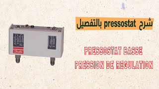 pressostat basse pression de regulation [upl. by Assiran]