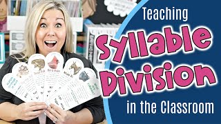 Types of Syllables  How to Teach Syllable Division [upl. by Nadnarb]