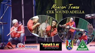 ADELLA Mencari Teman Cek Sound Live Tuban GP Ansor [upl. by Eldoree]