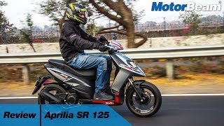 Aprilia SR 125 Review  SR 150 A Better Bet  MotorBeam [upl. by Elenore661]