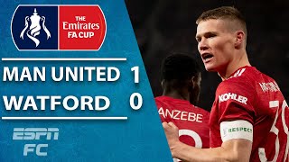 Scott McTominay lifts Man United to win vs Watford in FA Cup 3rd round  ESPN FC FA Cup Highlights [upl. by Cirle]