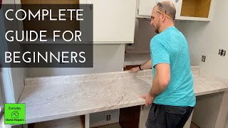 How To Install Laminate Countertops  Step By Step [upl. by Utimer698]