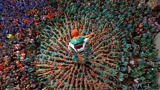 Concurs de Castells de Tarragona  4d10fm Castellers de Vilafranca [upl. by Atcliffe]