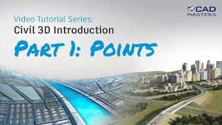 Civil 3D Tutorial 1 Points [upl. by Erastes]