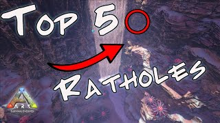 Ark Genesis 2 Top 5 Ratholes and Base Locations Purple Zone [upl. by Aelanej]