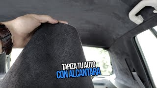 Alcántara para el interior de tu auto  Tutorial completo  STANCE MK3 [upl. by Kemp]