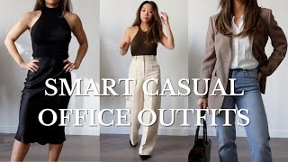 Smart Casual Office Outfits  Workwear Essentials  Part 1 [upl. by Nirag]