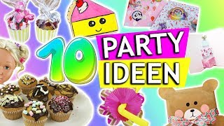 10 DIY Party Ideen  Kindergeburtstag DIYs  Geschenkideen zum GEBURTSTAG  Party Deko  DIY Kids [upl. by Yruoc]