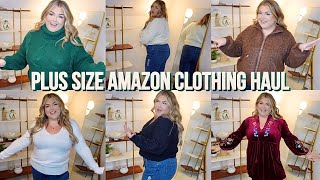 PLUS SIZE AMAZON CLOTHING HAUL  TRY ON [upl. by Trebor947]