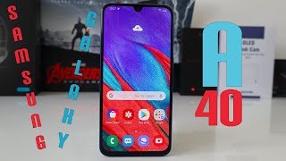 Samsung Galaxy A40  A Banging Budget Smartphone [upl. by Cristal]