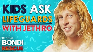 quotMost serious injury on the jobquot  Professional Lifeguard Answers Kids Questions [upl. by Yelyr]