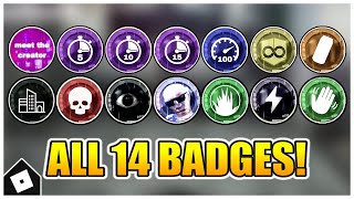 Nicos Nextbots  How to get ALL 14 BADGES ROBLOX [upl. by Imehon]