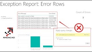 Exception Reporting in Power BI Catch the Error Rows in Power Query [upl. by Oker560]