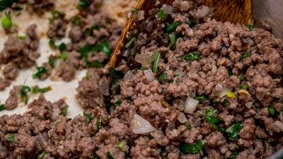 The Tastiest Samosa Minced meat Filling [upl. by Kania]