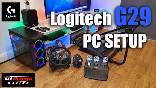 How To Setup Logitech G29 Racing Steering Wheel On A PC [upl. by Mattland763]