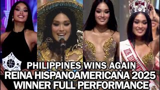 Dia Mate FULL PERFORMANCE  Reina Hispanoamericana 2025 Winner [upl. by Annavas]