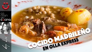 COCIDO MADRILEÑO en olla express I Comando Cocina [upl. by Jos]