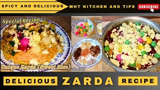 How to Make the Perfect Zarda  Traditional Sweet Rice Recipe  WOW MashAllah [upl. by Burnham]