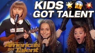 Grace VanderWaal Sofie Dossi And The Most Talented Kids Wow  America’s Got Talent [upl. by Sillaw]