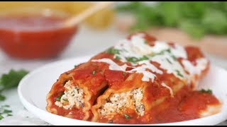 No Boil Baked Beef and Cheese Manicotti [upl. by Solotsopa903]