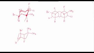 Double Newman Projections of Cyclohexanes [upl. by Motch]