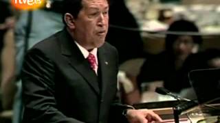 Chávez llama quotdiabloquot a George W Bush en la ONU [upl. by Arata]