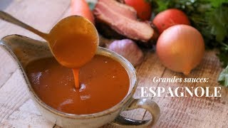 Espagnole Sauce History Origin and How To Make It Step By Step [upl. by Mallissa794]