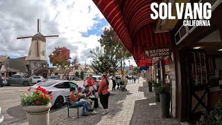 SOLVANG CALIFORNIA Walking Tour 4K [upl. by Saimon]