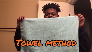 HOW I TWIST MY HAIR 2 Towel Method [upl. by Gruchot]