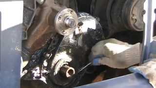 1987 F150 i6 Fan Clutch Cam Timing Gear Replace Part II [upl. by Eanej933]