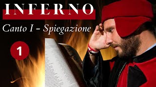 Inferno Canto I  Divina Commedia  Spiegazione [upl. by Ellimaj427]