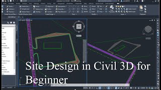 Site Design in Civil 3D for Beginner [upl. by Ahsinam]