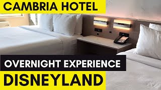 Cambria Hotel and Suites Anaheim Overnight Experience  Disneyland [upl. by Eneirda]