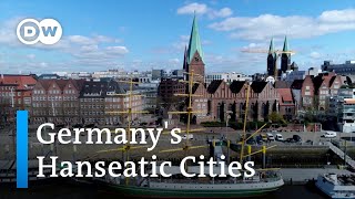 A Flying Guide Germanys Hanseatic Cities  From Hamburg to Wismar  Cities in Germanys North [upl. by Letsyrk]