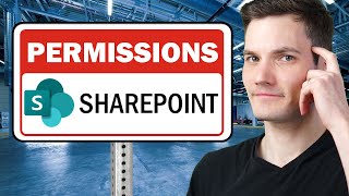 ✅ How to set SharePoint Permissions  Tutorial [upl. by Ethelred]