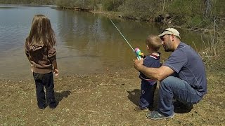 KIDS FISHING  A FEW TIPS amp TRICKS [upl. by Nnylyoj903]