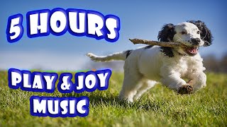 5 Hours of PLAY amp JOY for Dogs Upbeat Music for DOGS to Play have FUN and MAX JOY [upl. by Chimene]