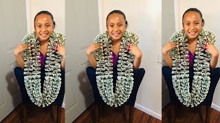 How to Make Spiral Money Lei [upl. by Gusti]