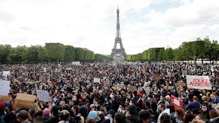 Violences policières  en France des milliers de manifestants dans la rue malgré les interdictions [upl. by Edelman]